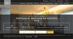 Desktop Screenshot of hotelnuevomadrid.com